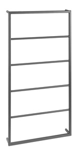 SKA ścienny wieszak na ręczniki 600x1150x100mm, czarny mat