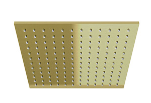 EXPERIENCE Gold Brushed Deszczownica kwadratowa 25 x 25 cm
