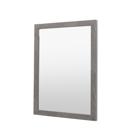 Romano Rectangle Mirror Marbled Grey 570x770mm