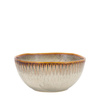 Organic Ridged Bowl Stone (4pk) 160x70mm