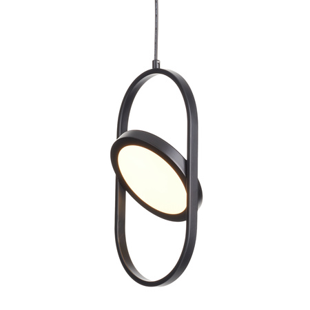 Lampa wisząca ELIPSE MINI, 32 cm - LED, czarna nowoczesna