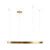 Lampa wisząca CIRCLE 120 cm - LED, ring mosiądz szczotkowany