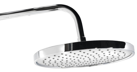 FARRAO zestaw prysznicowy z baterią, wylewka, chrom