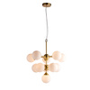 Oscar 11 Pendant Light Brushed Gold