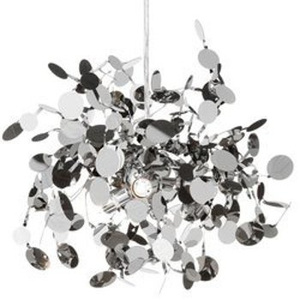 Lampa wisząca MONETTI 40 cm - chrom, dekoracyjna