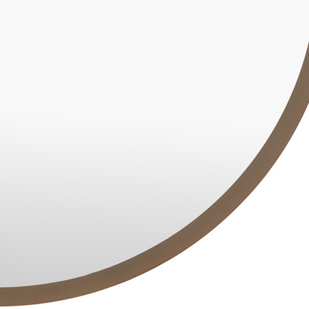 Bistro Round Mirror Chocolate 800x23x800mm