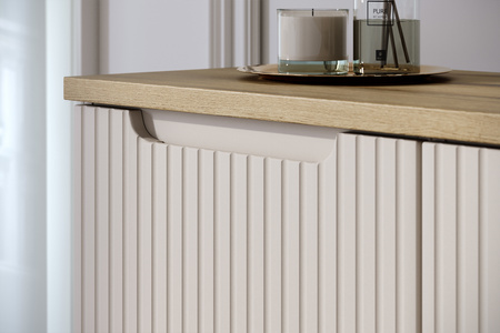 Zestaw meblowy 50cm z blatem i szafką wysoką