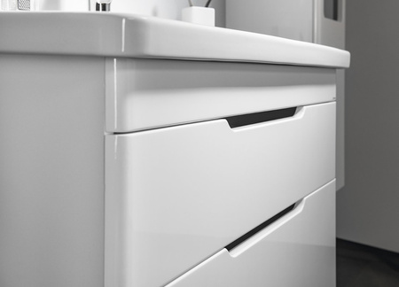 ELLA szafka umywalkowa 95,7x50x42,8cm, 2 szuflady, biała