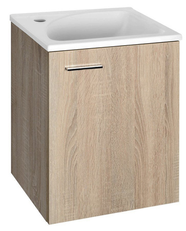 ZOJA/KERAMIA FRESH szafka umywalkowa 40x50x32cm, dąb platin