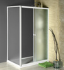 AMADEO kabina prysznicowa 1100x900mm wariant L/P, szkło Brick