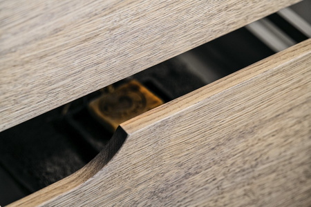 MEDIENA szafka umywalkowa 56x51x48,5cm, biały mat/dąb graphite