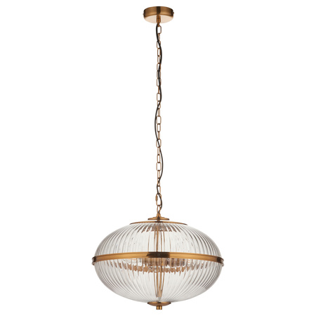 Somerset 3 Pendant Light Vintage Brass