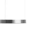 Lampa wisząca CIRCLE 60 cm - LED, ring nikiel szczotkowany