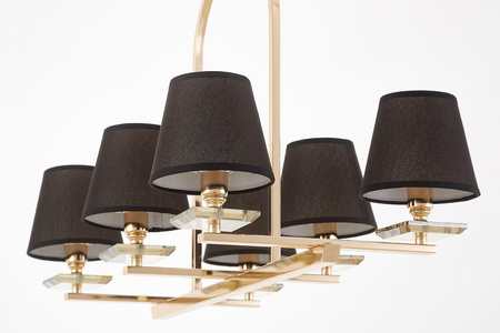 LAMPA WISZĄCA CZARNO-ZŁOTA LIMERA W6