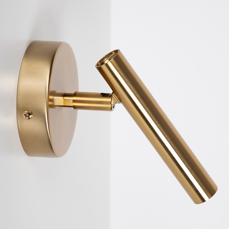 SOPEL kinkiet złoty szczotkowany