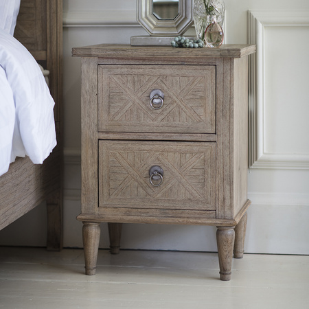 Szafka nocna Mustique z 2 szufladami 500 x 400 x 665 mm