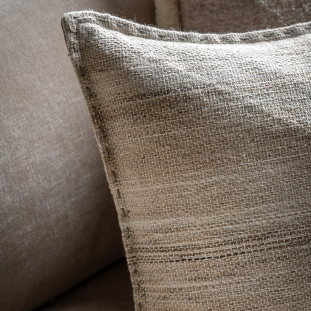 Cardinham Stitched Cushion Ecru 400x600mm