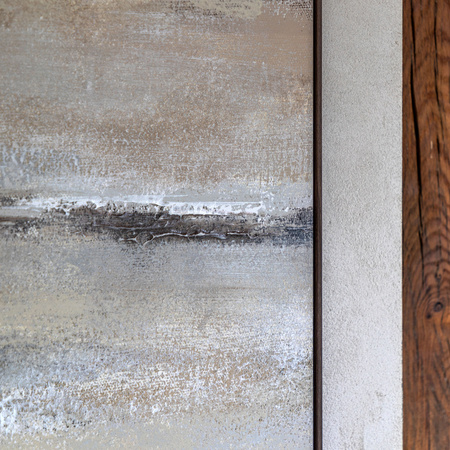 Obraz w ramie „Drift” – naturalny, 90 × 3,5 × 120 cm