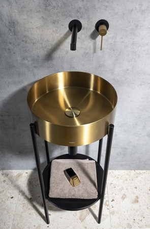 PUNO konsola pod umywalkę 375x830x448xmm, czarny