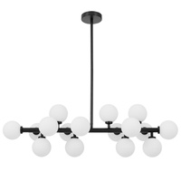 NOWOCZESNA LAMPA WISZĄCA CZARNA PETRICA W16