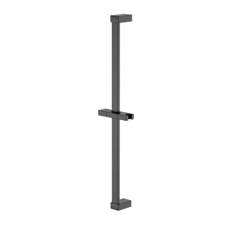 Drążek prysznicowy z uchwytem na słuchawkę prysznicową, gun metal