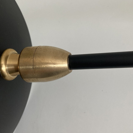 Lampa ścienna CRANE-1W 99 cm - loftowy kinkiet, czarny