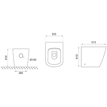 Bidet stojący Tyber