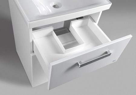 VEGA szafka umywalkowa 51,5x72,6x43,6cm, 2 szuflady, biała