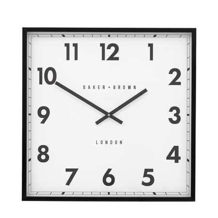 Buxton Wall Clock Black 50cm