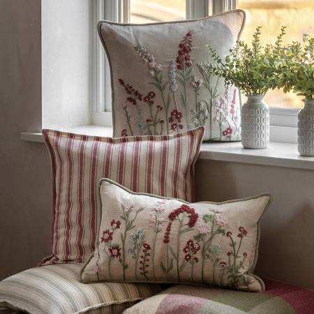 Kilnsey Embroidered Meadow Cushion 450x450mm
