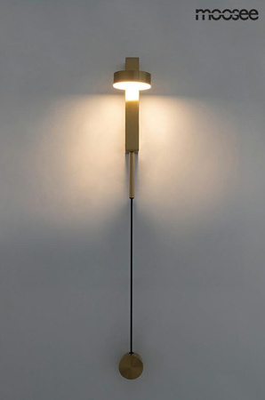 MOOSEE lampa ścienna CLARID GOLD złota