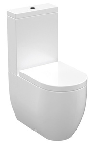 FLO kompakt WC, odpływ poziomy/pionowy, biały