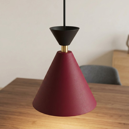 KLEVER 3 BURGUNDY BLACK