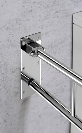 HANDICAP poręcz składana 600mm, stal nierdzewna polerowana