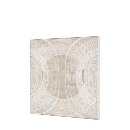 In the Round Framed Canvas 895x35x895mm