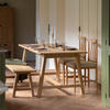 Eton Ext Trestle Dining Table Nat 1600/2000x750mm