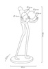 MOOSEE lampa podłogowa HUMAN 180 czarna