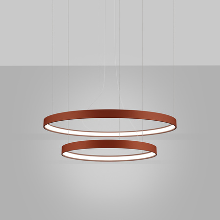Żyrandol RIO 2 55/78 ochra czerwona LED 4000K