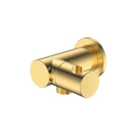 Przyłącze kątowe z uchwytem na słuchawkę boczne, złote