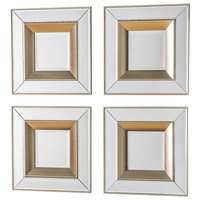 Lustro Phantom kwadratowe 360 x 360 mm (4 szt.)