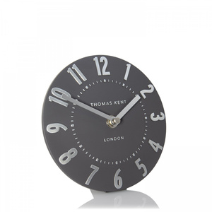 Mulberry Mantel Clock Graphite Silver 6in