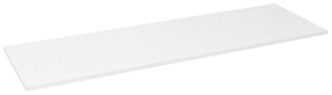 EZARA blat DTDL 141,6x1,8x47cm, biały połysk
