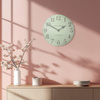 Arabic Wall Clock Pearl Green 20in
