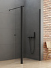 KABINA NEW SOLEO BLACK WALK-IN U 100x195 CZYSTE 6mm ACTIVE SHIELD