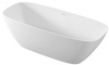 MEDINA wanna wolnostojąca 165x70x52cm, solid surface, biały mat