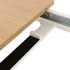 Eton Ext Dining Table White 1800/2300x950x750mm