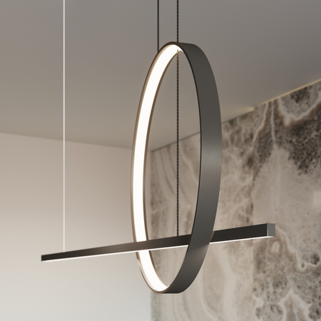 Lampa wisząca GLAD biała LED 4000K