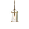 Lambeth Pendant Light Antique Brass