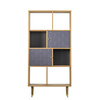 Witryna Newbury Oak Grey 800 x 300 x 1600 mm