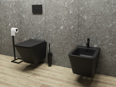 Miska wisząca WC z Deską Lago Black